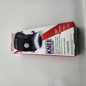 Mueller Self Adjusting Knee Stabilizer Black One Size Fits Most Moderate Support